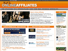 Tablet Screenshot of bestinonlineaffiliates.com